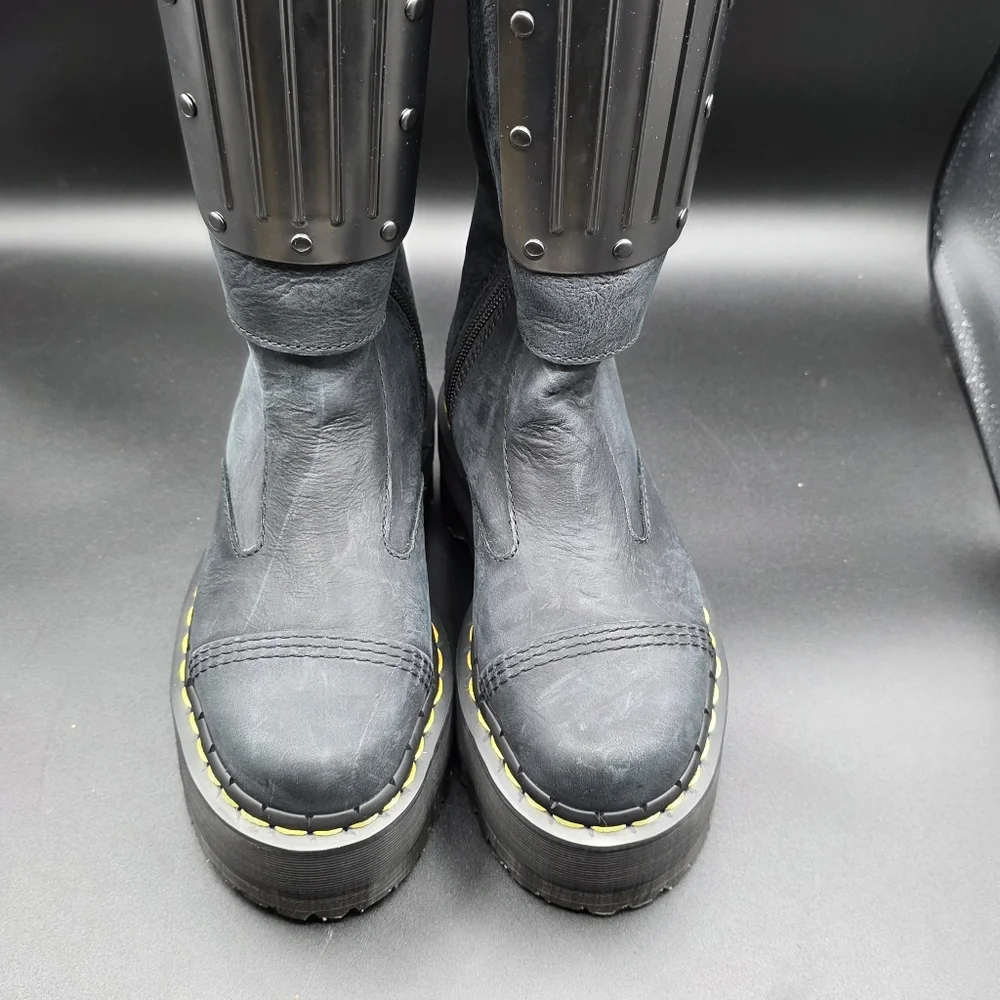 Dr. Martens Jadon Max Boot Hi Buckle Platforms